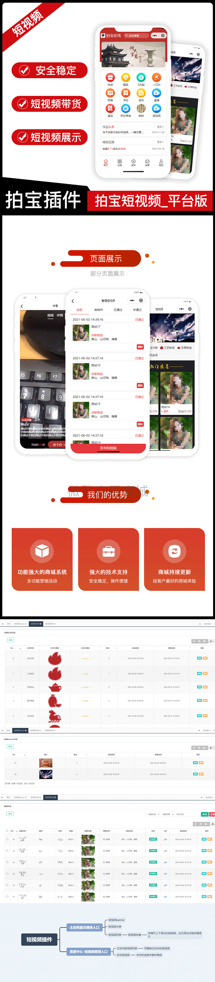 拍宝短视频平台版小程序制作，拍宝短视频平台版系统小程序开发