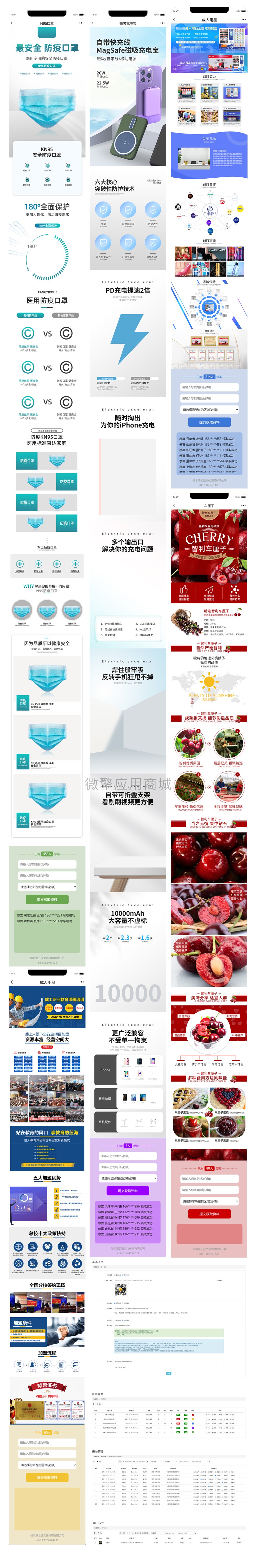 采集表单小程序制作，采集表单系统小程序开发